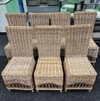 Showroommodel Mexico rotan stoelen ( set van 7 stoelen), Ophalen of Verzenden, Nieuw
