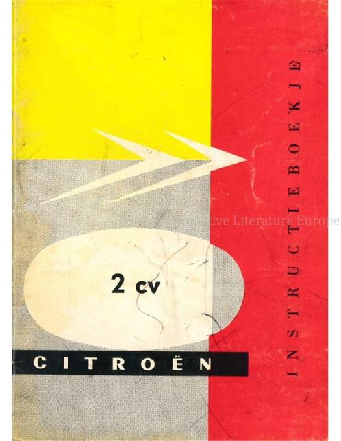 1960 CITROEN 2CV INSTRUCTIEBOEKJE NEDERLANDS, Auto diversen, Handleidingen en Instructieboekjes