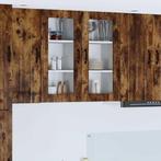 vidaXL Keukenkast aan de muur 2 pcs Gerookt eiken 40 x 31 x, Huis en Inrichting, Keuken | Keukenelementen, Verzenden, Nieuw, Bruin