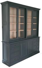 Buffetkast Lopik antraciet - eiken interieur 240 x 240cm, Ophalen of Verzenden, Nieuw