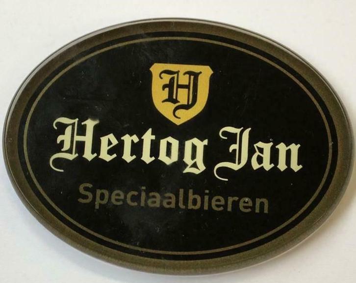 Occasion - Ovale taplens Hertog Jan Speciaalbieren plat, Zakelijke goederen, Horeca | Overige, Verzenden