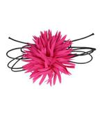 Haarband Veter Bloem Aster 10cm Fuchsia Roze, Verzenden, Nieuw