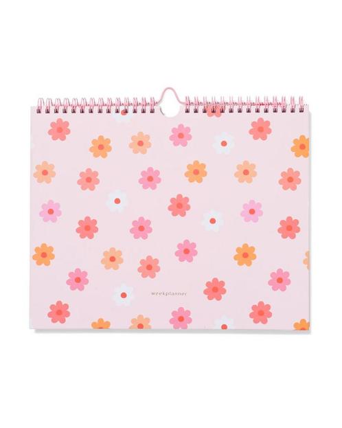 HEMA Bureauplanner A4 bloem, Diversen, Agenda's, Nieuw, Verzenden