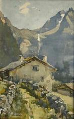 OTama Kiyohara Ragusa (1861-1939), attribuito a - Paesaggio, Antiek en Kunst, Kunst | Schilderijen | Klassiek