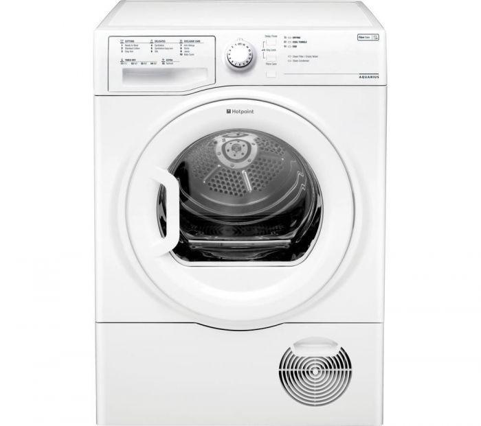 Hotpoint TCFS93BGP - Condensdroger - 9 kg - 66 dB -, Witgoed en Apparatuur, Wasdrogers, Zo goed als nieuw, Voorlader, 85 tot 90 cm