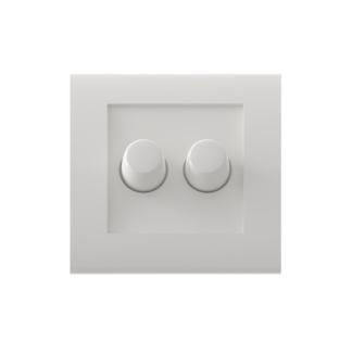 Duo dimmer knop | Calex (Wit), Doe-het-zelf en Verbouw, Elektra en Kabels, Nieuw, Verzenden