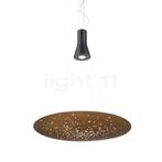 Fabbian Lens Hanglamp LED, roest - ø¸90 cm (Hanglampen), Huis en Inrichting, Lampen | Hanglampen, Verzenden, Nieuw