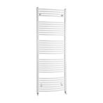 Handdoekradiator Sapho Orbit Gebogen 45x170 cm 732W Wit, Ophalen of Verzenden, Nieuw, Overige typen