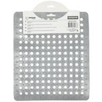 Benson Vierkante gootsteenmat - PVC - 25 x 29 cm - Grijs..., Huis en Inrichting, Keuken | Keukenbenodigdheden, Ophalen of Verzenden