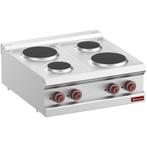 Diamond Optima 700 Horeca Kookplaat | 4 Ronde Platen | Elekt, Ophalen of Verzenden, Nieuw in verpakking