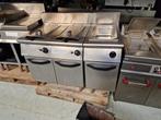 Mareno 2 pans gasfriteuse en Au bain marie 2x 15L, Gebruikt, Ophalen of Verzenden