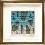 Francesco Alpigiano - BLA CITY BLA BLUE CYAN, Bassorilievo,
