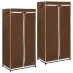 Stoffen Kledingkasten Set - Retourdeal - Slaapkameroplossing, Nieuw, 150 tot 200 cm, 25 tot 50 cm, Met hangruimte