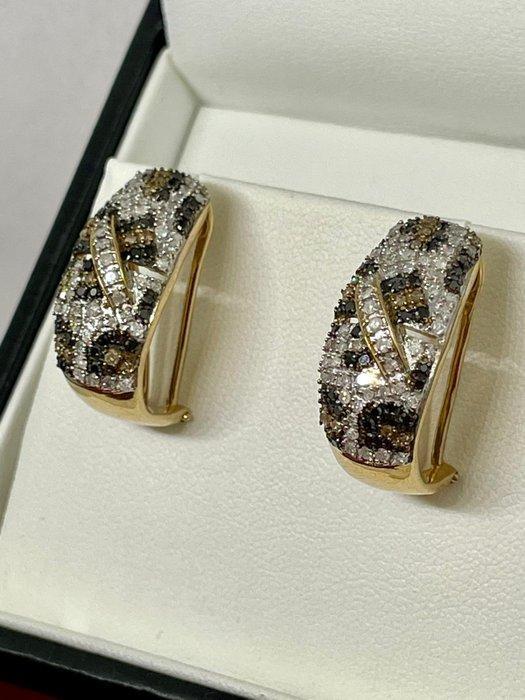 Zonder Minimumprijs - Oorbellen Zilver - 1.15ct. tw. Diamant, Sieraden, Tassen en Uiterlijk, Oorbellen