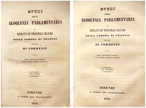 Pezzi Carlo Antonio, Cormenin Louis Marie, Gamerra Edgardo -, Antiek en Kunst, Antiek | Boeken en Bijbels