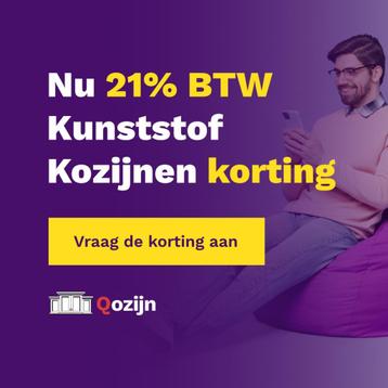 Deze week 21% BTW korting bij Qozijn