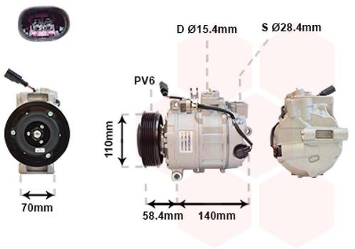 AIRCO COMPRESSOR VOOR AUDI Q7 4L 2006-2010 7L6820803C, Auto-onderdelen, Airco en Verwarming, Nieuw, Ophalen of Verzenden