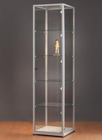 Luxe vitrinekast aluminium 50 cm met draaideur, Nieuw in verpakking