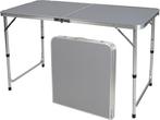 Sunnydays camping tafel - aluminium - opvouwbaar - grijs - l, Caravans en Kamperen, Kampeeraccessoires, Zo goed als nieuw