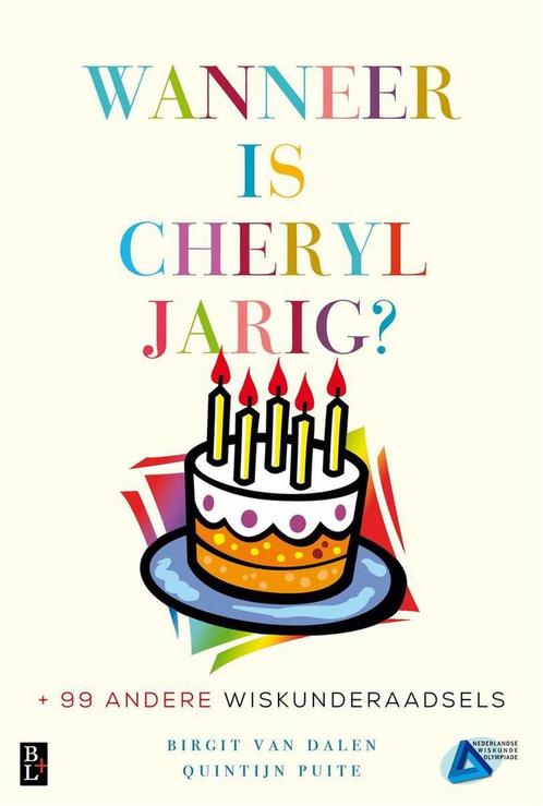 Wanneer is Cheryl jarig? 9789461561961 Quintijn Puite, Boeken, Hobby en Vrije tijd, Gelezen, Verzenden