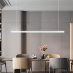 LED Hanglamp 120cm – Moderne Aluminium Plafondlamp Zwart/wit, Huis en Inrichting, Lampen | Hanglampen, Verzenden, Nieuw