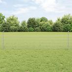 vidaXL Tuinhek Set Set van 2 Gegalvaniseerd staal 10 x 0,5 m, Verzenden, Nieuw