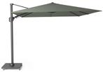 Challenger T2 zweefparasol 300x300 cm olijf, Tuin en Terras, Parasols, Ophalen of Verzenden, Nieuw