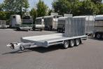 Hulco Terrax-3 LK machine transporter (394x180cm) heavy Duty, Auto diversen, Aanhangers en Bagagewagens, Ophalen of Verzenden