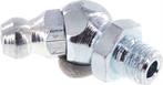 45° Haakse Smeernippel Staal M6x1 DIN 71412 [5 Stuks], Verzenden, Nieuw