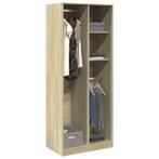 vidaXL Kledingkast 80x50x200 cm bewerkt hout sonoma, Huis en Inrichting, Kasten | Kledingkasten, Verzenden, Nieuw