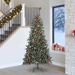 vidaXL Kunstkerstboom met 300 LED Groen 129,5 x 129,5 x 240, Diversen, Kerst, Verzenden, Nieuw