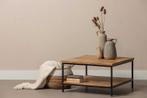 Salontafel Mangohout Ryan 80x80 cm, Overige vormen, 50 tot 100 cm, Nieuw, Industriële meubels