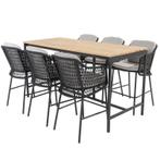 Tramonti Taverne barset 200x85xH105 cm 7 delig 4 Seasons, Tuin en Terras, Tuinsets en Loungesets, Ophalen of Verzenden, Nieuw