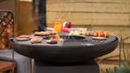 Havana BBQ Grill Plancha Zwart Vuurschaal Fire Pit Staal..., Tuin en Terras, Verzenden, Nieuw