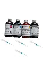 Geschikt set Epson 113- serie zwart + 3 kleuren 4X 100 ml, Computers en Software, Nieuw, Cartridge, Inktmedia