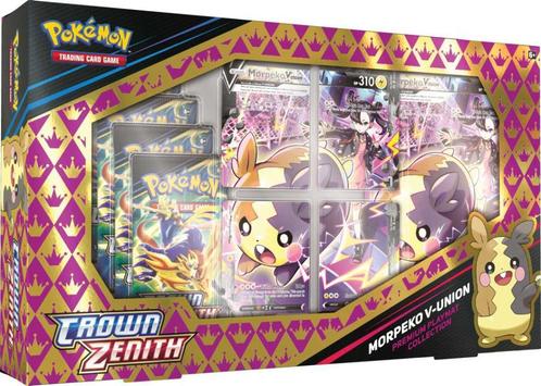 Pokémon Crown Zenith - Morpeko V Union, Hobby en Vrije tijd, Verzamelkaartspellen | Pokémon, Overige typen, Nieuw, Ophalen of Verzenden