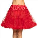 Petticoat de luxe rood (Feestkleding dames, Verkleedkleding)