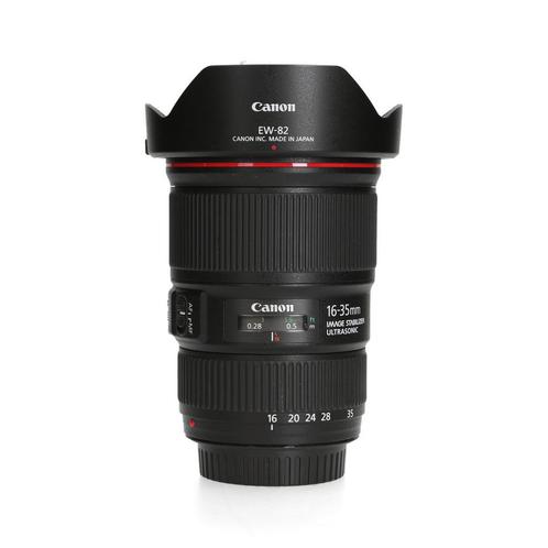 Canon EF 16-35mm 4.0 L IS USM met Hoya 77 mm Protect filter, Audio, Tv en Foto, Fotografie | Lenzen en Objectieven, Zo goed als nieuw