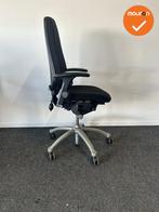 RH Logic 400 - zwarte stoffering  - Grijs voetkruis - Leren, Werkplek, Ophalen of Verzenden, Gebruikt, Stoel