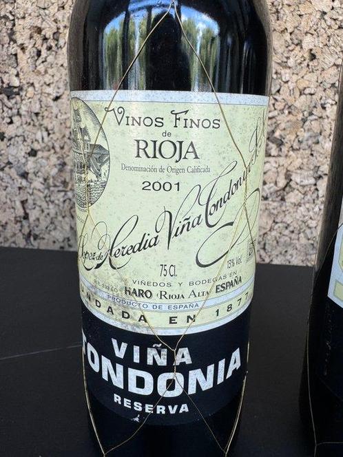 2001 R. López de Heredia, Viña Tondonia - Rioja Reserva - 2, Verzamelen, Wijnen