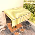 vidaXL Luifel handmatig uittrekbaar met rolgordijn 4x3 m, Tuin en Terras, Zonneschermen, Verzenden, Nieuw