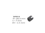 micromotor SP014 ø 6.5 x 7 - ø 1.5 mm, Hobby en Vrije tijd, Modeltreinen | H0, Overige merken, Gelijkstroom, Verzenden, Overige typen