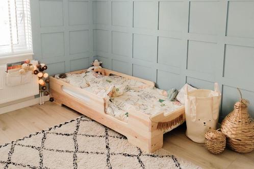 Rockwood® Montessori Vloerbed Bjorn  grey wash  inclusief, Kinderen en Baby's, Kinderkamer | Bedden, Nieuw, Ophalen of Verzenden