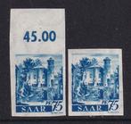 Saarland 1947 - ongetande uitgiften. - Michel: 222 ZU, 222, Gestempeld