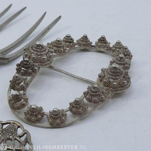 Zeeuwse gesp, Sieraden, Tassen en Uiterlijk, Antieke sieraden, Overige typen, Zilver, Ophalen of Verzenden