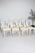 8x vintage design Thonet stoelen webbing, Huis en Inrichting, Stoelen, Zo goed als nieuw, Riet of Rotan, Bistro, Vijf, Zes of meer stoelen