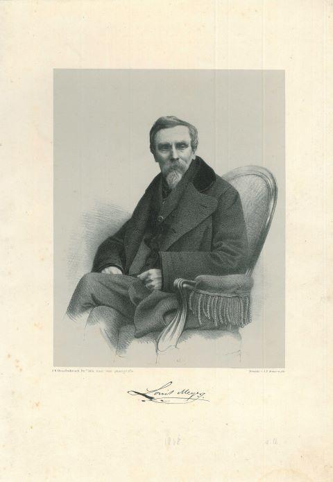 Portrait of Johan Hendrik Louis Meijer, Antiek en Kunst, Kunst | Etsen en Gravures