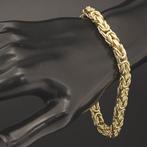 Handmade - Schakelarmband - 14 karaat Geel goud -