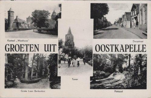 OOSTKAPELLE - Meerluik Groeten uit Oostkapelle, Verzamelen, Ansichtkaarten | Nederland, Verzenden
