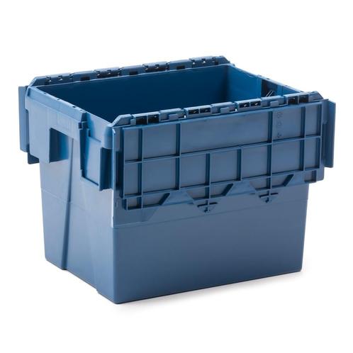 Distributiebak 400x300x320 mm 28L Nestbaar Stapelbaar Blauw,, Doe-het-zelf en Verbouw, Kratten en Dozen, Minder dan 50 cm, Nieuw